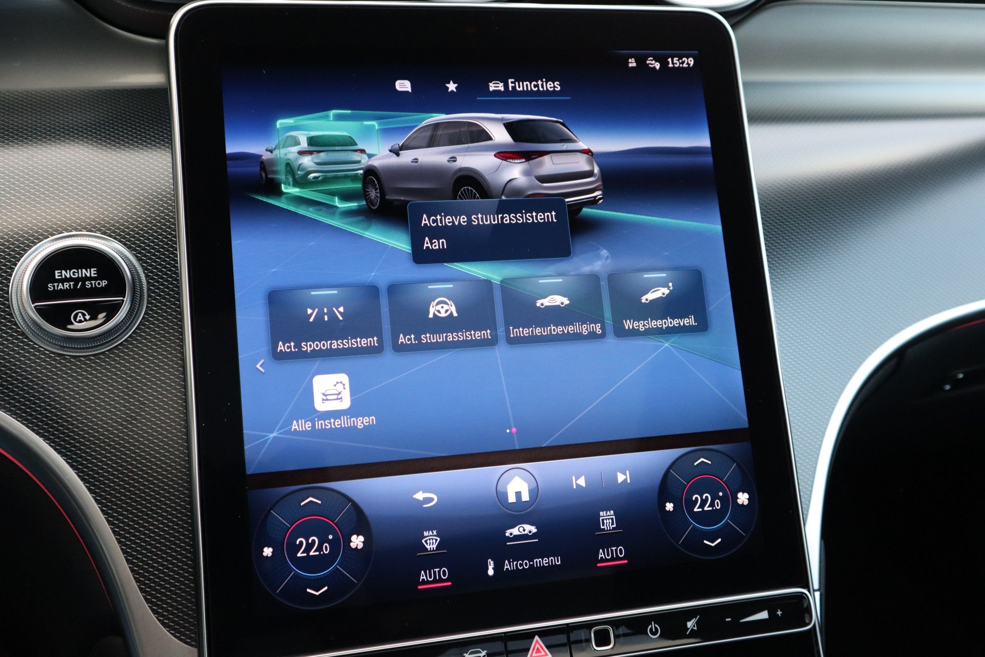 Afbeelding Mercedes-Benz GLC 200 4MATIC | AMG-Line, Luchtvering, Achterasbest., Rij-ass. pakket, Burmester, Pano, Memory, Stoelverwarming, Digital Light