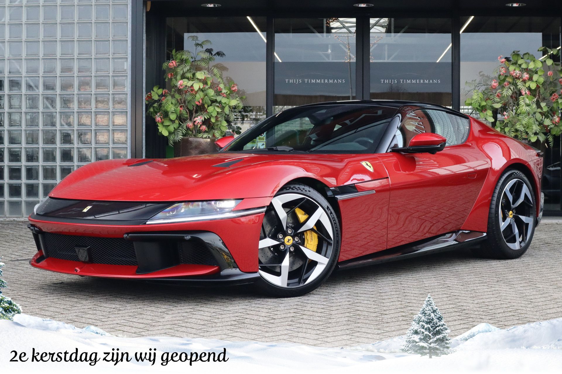 Afbeelding Ferrari 12Cilindri 6.5 V12 | Carbon, Lift, Elektrisch verst. Daytona stoelen, Stoelverwarming, 360°Camera, Apple Carplay, Rosso imola