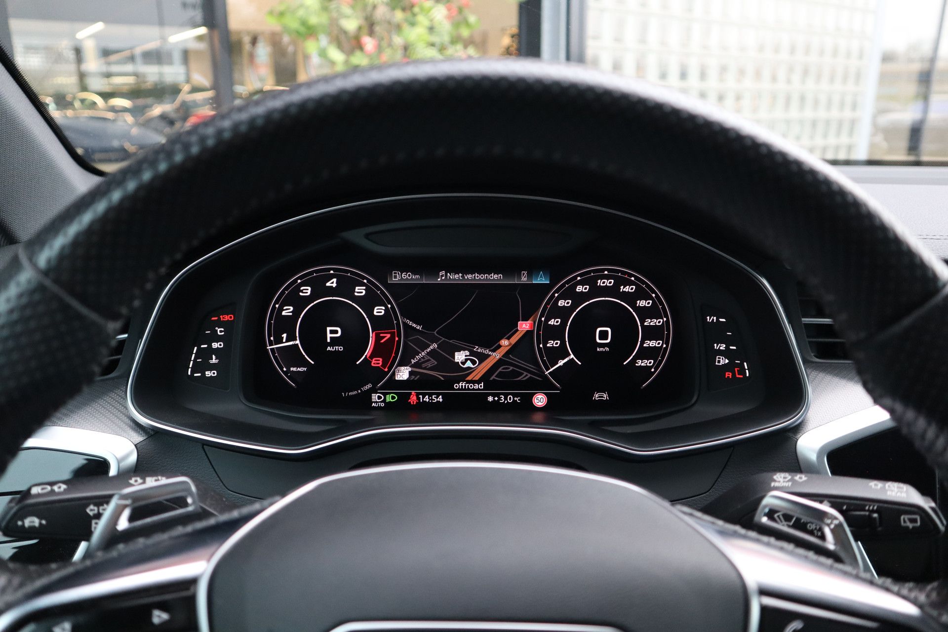 Afbeelding Audi RS6 Avant TFSI quattro | Milltek, Keramisch, Carbon in/ex, B&O, Panoramadak, Zitklima, Adaptive Cruise Control, Zonweringspakket, Wrap matblauw