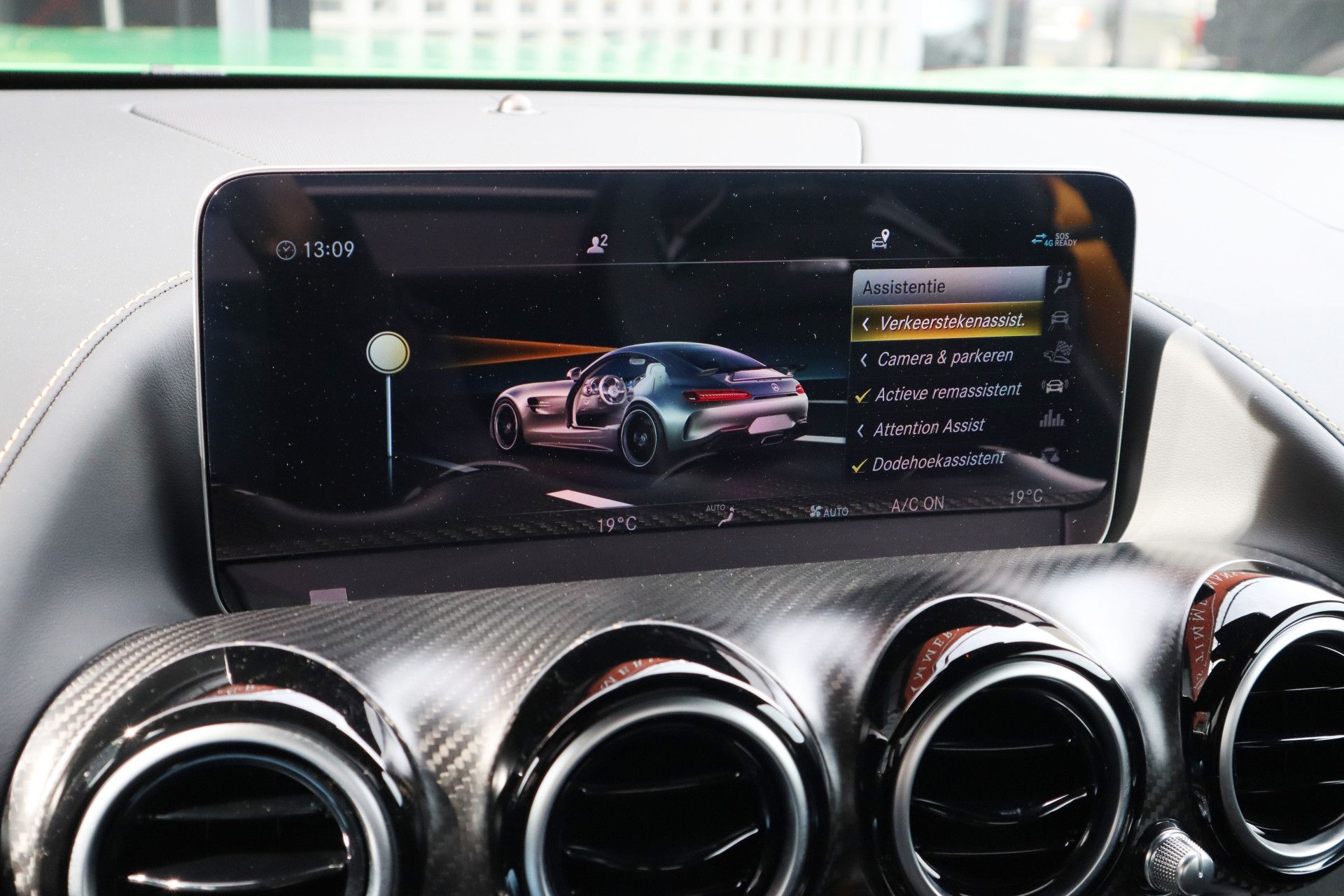 Afbeelding Mercedes-Benz AMG GT R | Keramisch, Carbon in/exterieur, Distronic Plus, Apple Carplay, Stoelverwarming, Green Hell Magno