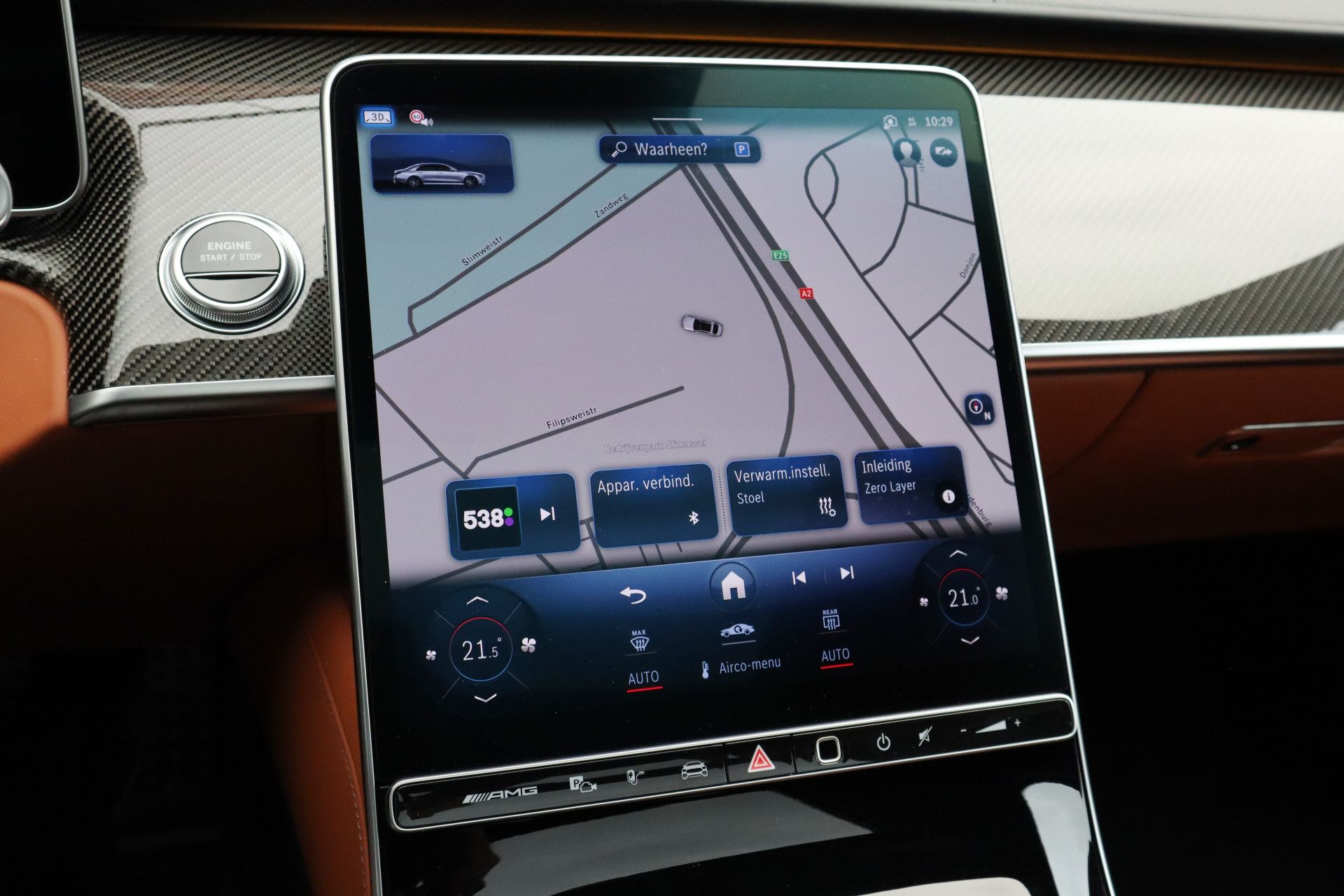 Afbeelding Mercedes-AMG S-Klasse  63 S E Performance | Keramisch, Burmester High End 4D, Carbon in/ex, Entertainment, Massage, Rij-ass. Plus pakket, Leder Exclusief, Driver's Package, Zitklima