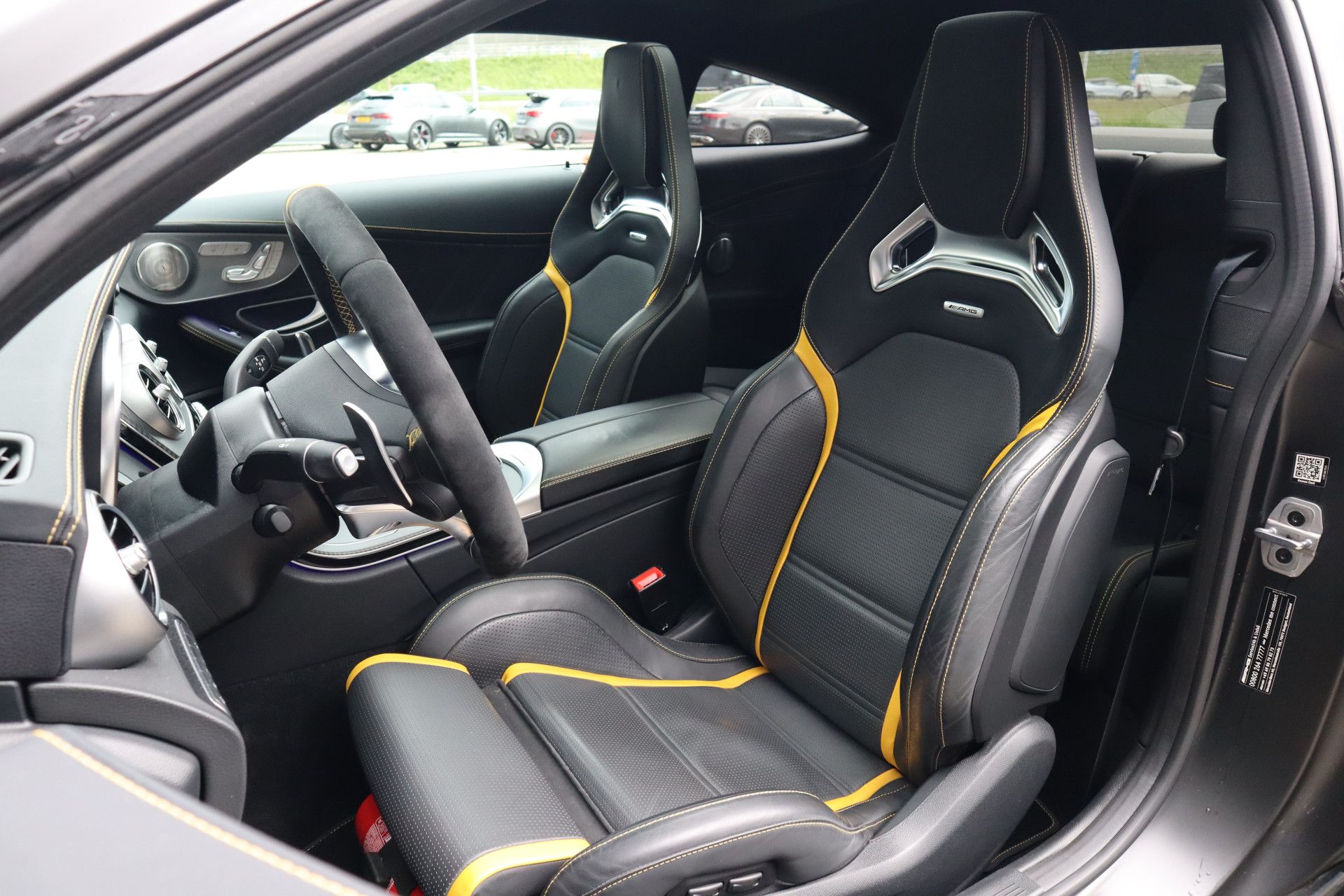 Afbeelding Mercedes-AMG C-Klasse Coupé  63 S Final Edition 1 of 499 | Keramisch, Carbon in/ex, Performance-stoelen, Rij-ass. Plus pakket, Burmester, Pano, Driver's Package