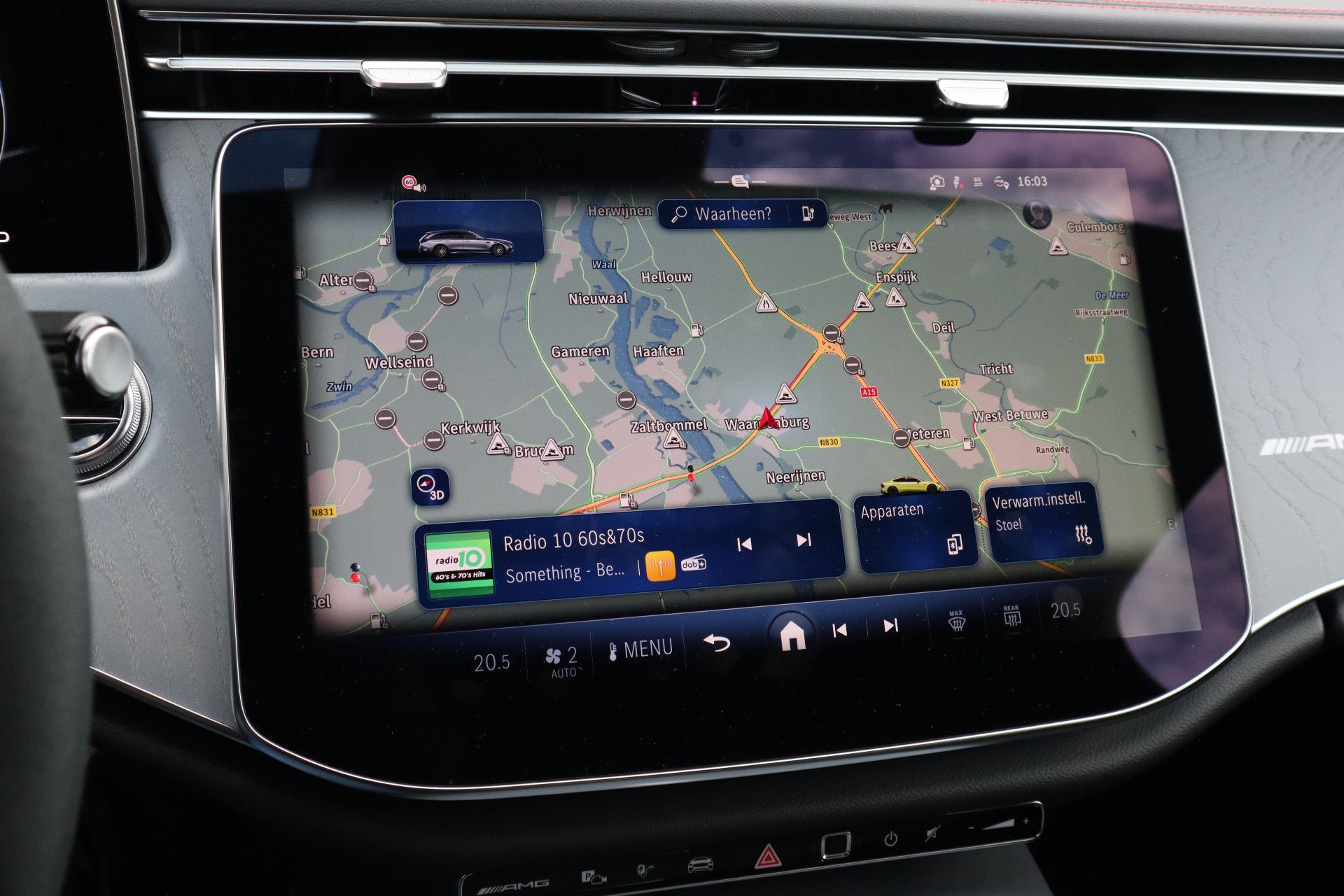 Afbeelding Mercedes-AMG E-Klasse Estate  53 Hybrid 4MATIC+ | Pano, Distronic, Apple Carplay, Trekhaak, 360 Camera, Memory, Stoelverw., Stuurverw.