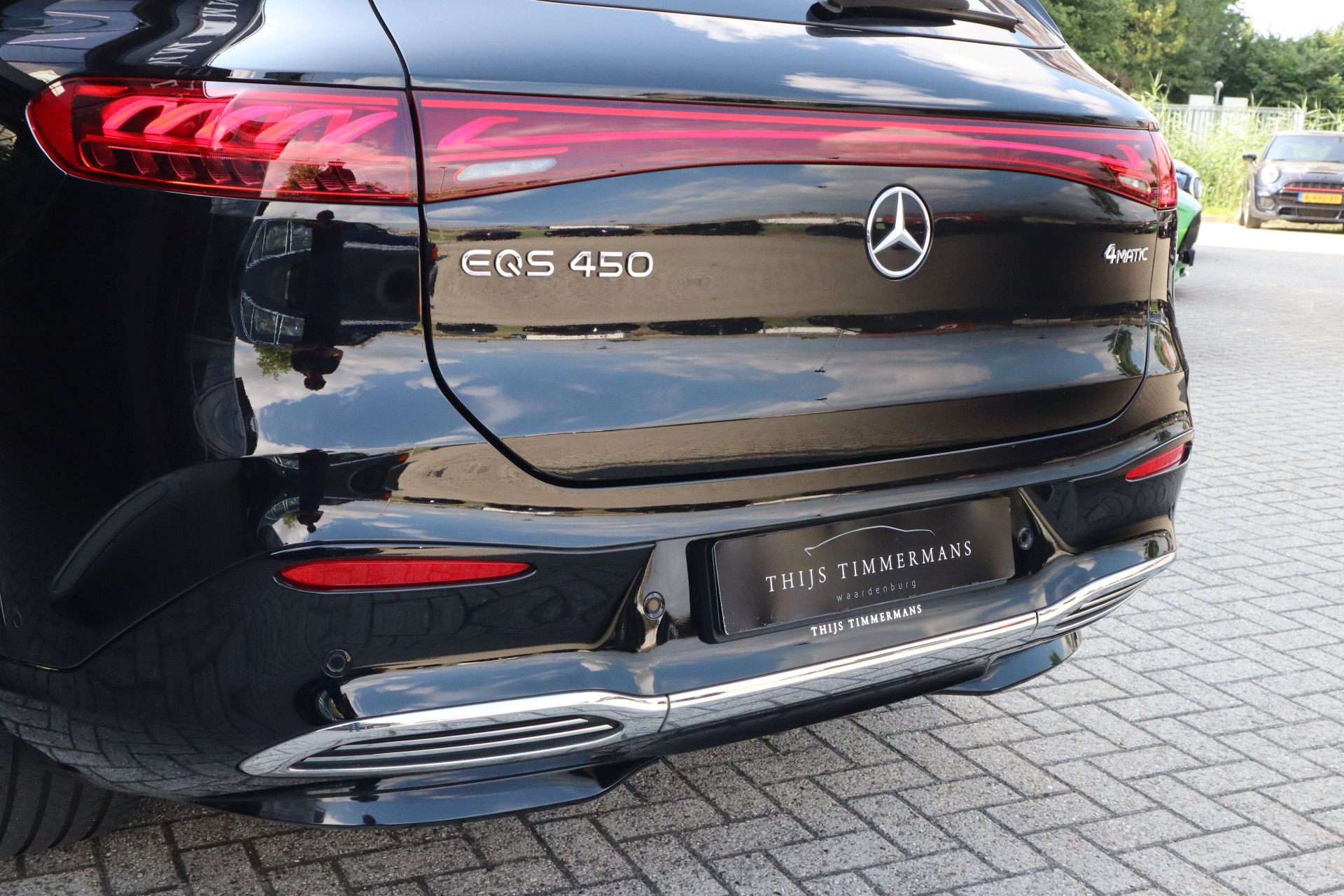Afbeelding Mercedes-Benz EQS SUV 450 4MATIC | AMG-Line, Massage, Achterasbesturing, Entertainment, Hyperscreen, Zitklima, Stuurverw., Pano, Rij-assistentie Plus pakket, Trekhaak