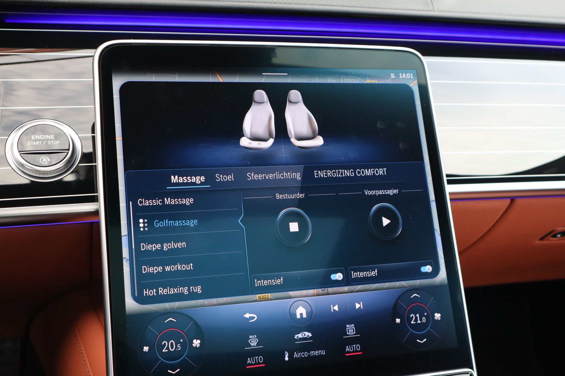 Afbeelding Mercedes-Benz S-Klasse 450 d 4MATIC | AMG-Line, 21 inch, Rij-assistentie Plus pakket, Massagestoelen, Warmtecomfortpakket, Standkachel, Panoramadak, Digital Light