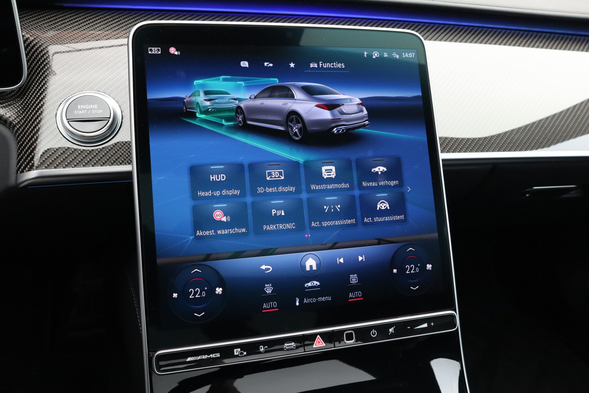 Afbeelding Mercedes-AMG S-Klasse  63 S E Performance | Keramisch, Burmester High End 4D, Carbon in/ex, Entertainment, Massage, Rij-ass. Plus pakket, Leder Exclusief, Driver's Package, Zitklima	