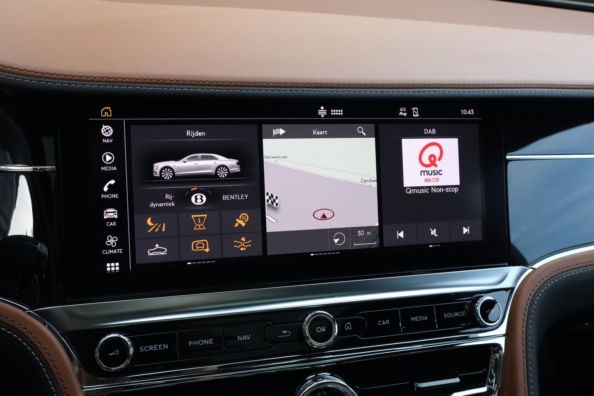 Afbeelding Bentley Flying Spur 4.0 V8 | Achterasbesturing, Massage, Nachtzicht, Pano, Zitklima, Stuurverwarming, Zonweringspakket