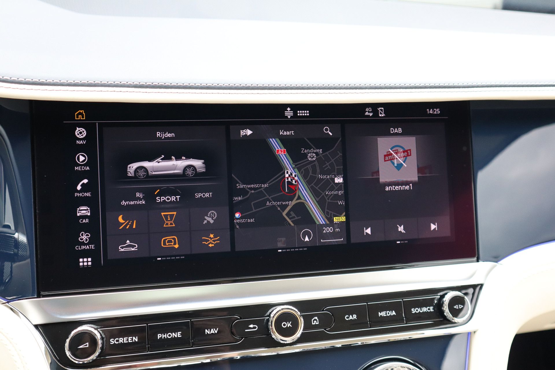 Afbeelding Bentley Continental GTC 4.0 V8 Azure | Mulliner, Naim Audio, Massage, Nachtzicht, Nekverwarming, Zitklima, Stuurverwarming