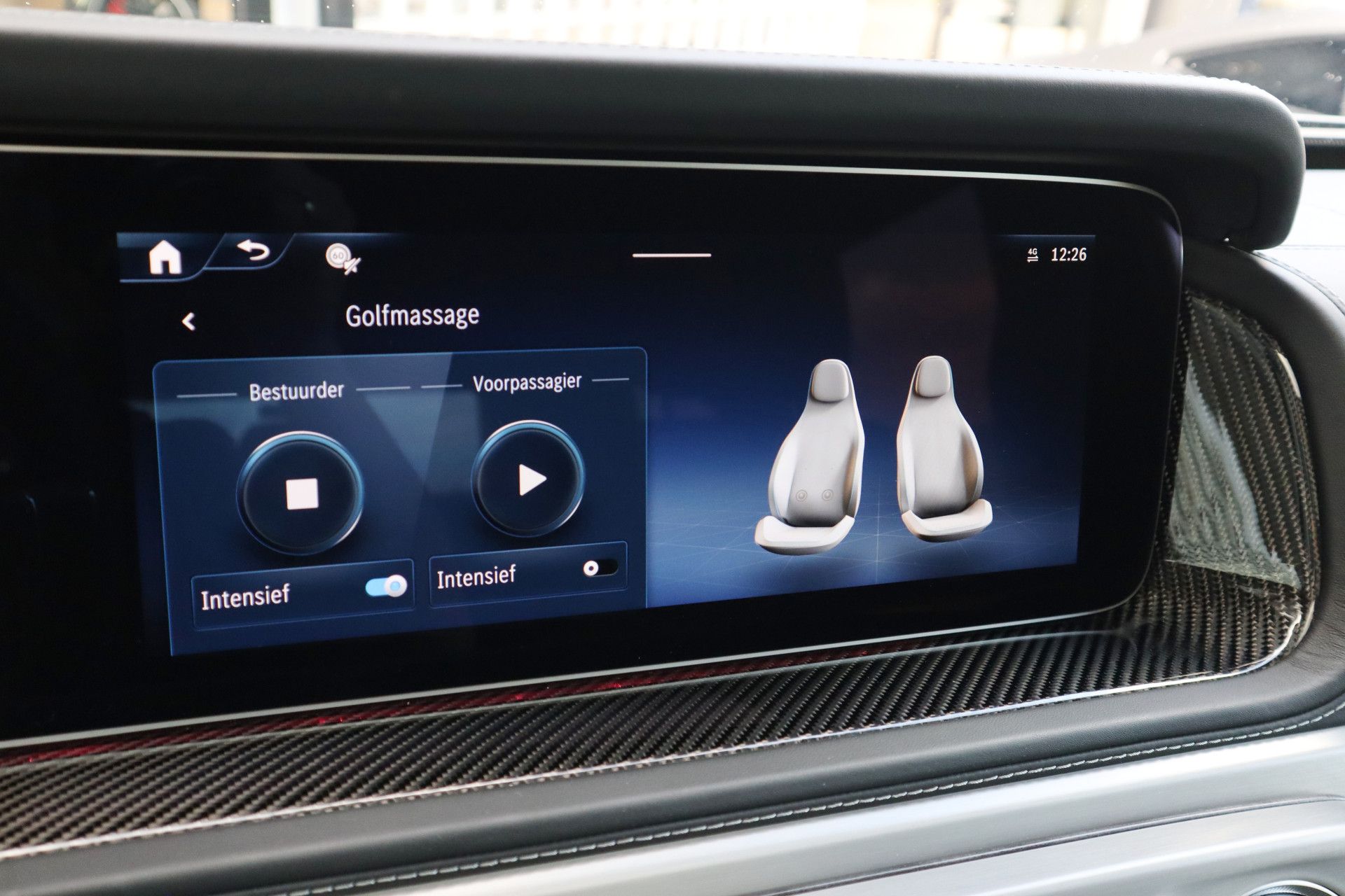 Afbeelding Mercedes-AMG G-Klasse  63 | Performance-pakket, Carbon int., Burmester 3D, Massage, Trekhaak, Keyless-go, Zitklima, Stuurverwarming