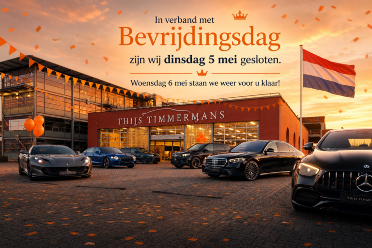 In verband met Bevrijdingsdag zijn wij dinsdag 5 mei gesloten. Woensdag 6 mei staan we weer voor u klaar!